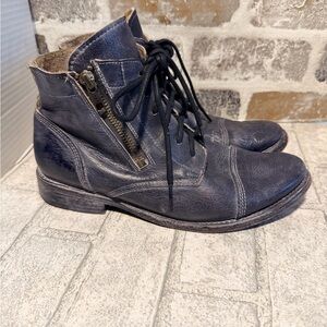 Bed Stu Bonnie Leather Cobbler Combat Boots Women's 7